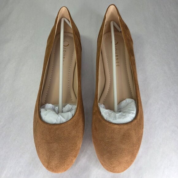 NWT Journee Collection Womens Kavn Comfort Insole Slip on Round Toe Ballet Flats - Picture 4 of 9